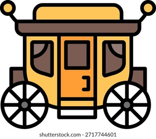 Carriage New Creative Icon Design Vektor