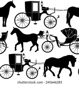 3,818 Horse Carriage Silhouette Images, Stock Photos & Vectors ...