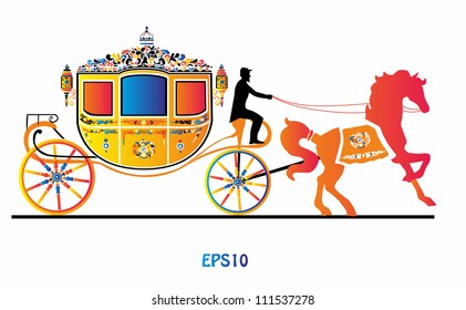 Carriage silhouette