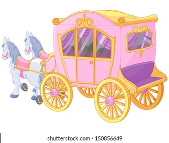 The carriage for true princess