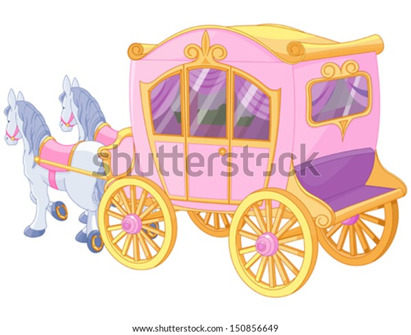 Carriage True Princess Stock Vector (Royalty Free) 150856649 | Shutterstock