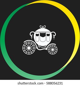 Carriage vector  icon