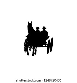 carriage vector icon. carriage sign on white background. carriage icon for web and app
