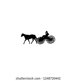 carriage vector icon. carriage sign on white background. carriage icon for web and app