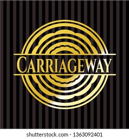 Carriageway shiny emblem