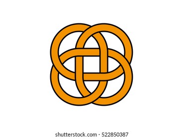 Carrick Mat. Carrick Mat knot. Carrick Mat symbol