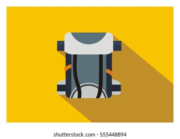 carrier bag simple flat icon