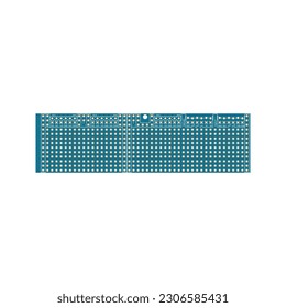 Carrier Card Expansion Circuit Board vector illustration, depicting a versatile circuit board designed to extend the functionality of embedded systems