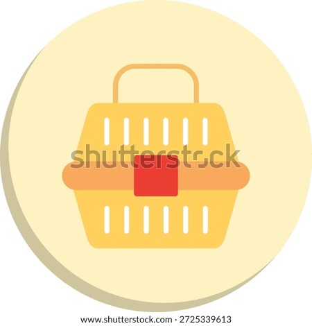 Carrier Flat Circle Style Icon
