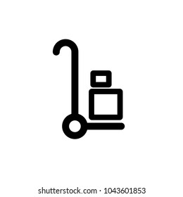 Carrier icon,vector illustration. Flat design style. vector carrier icon illustration isolated on White background, carrier icon Eps10. carrier icons graphic design vector symbols.