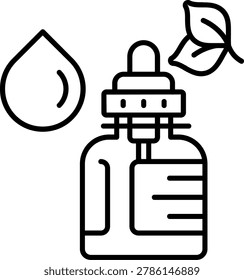 Carrier Oils Illustration vector Icon Design