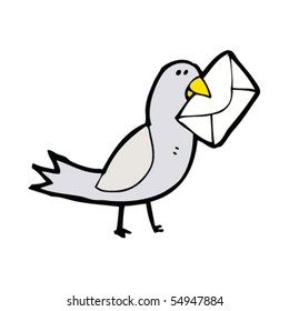 Carrier Pigeon Cartoon