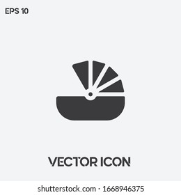 Ilustración del icono vector portador. Ui/Ux. Calidad superior.