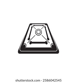 carrom table icon vector illustration symbol design