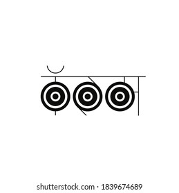 Carrom  written in Devanagari Typography. Carrom Hindi Logo.