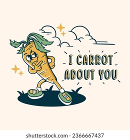 i carrot about you t shirt design