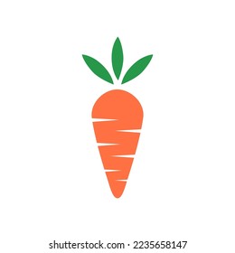 carrot abstract vector logo template