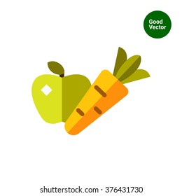 Carrot and apple