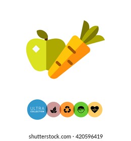 Carrot and apple