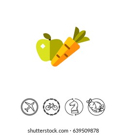 Carrot and apple