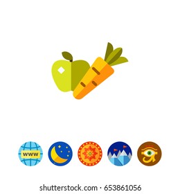 Carrot and apple
