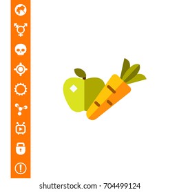 Carrot and apple