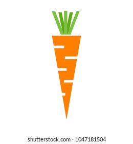 Carrot beautiful icon. Vector illustration