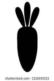 Silhouette vectorial negro de zanja para logotipo o pictograma. Silhouette de hormigón para icono o signo.