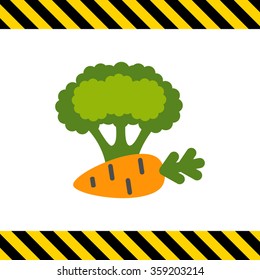 Carrot and broccoli curd
