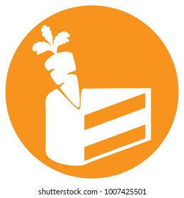 Carrot cake day, symbolism cake with carrots