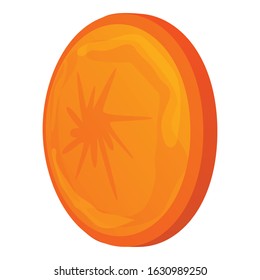 Carrot cap icon. Cartoon of carrot cap vector icon for web design isolated on white background