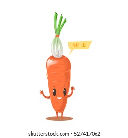 carrot cartoon character design