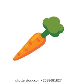 Carrot cartoon vector, Carrot icon, vegetable, fresh, tasty, carrot symbol. Vector illustration of carrot. 