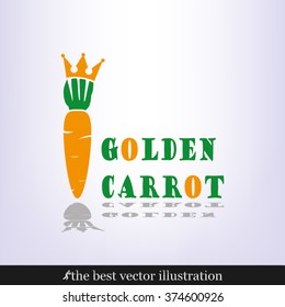 carrot crown vector illustration