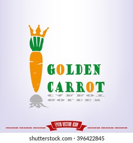 carrot crown vector illustration