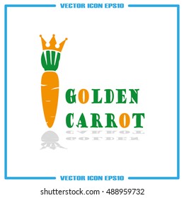 carrot crown vector illustration