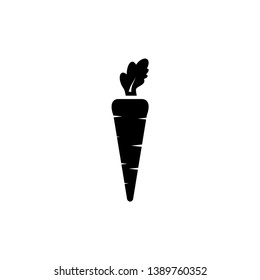 Carrot design icon logo vector design template