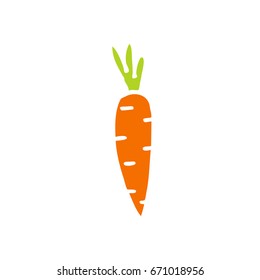 carrot doodle icon