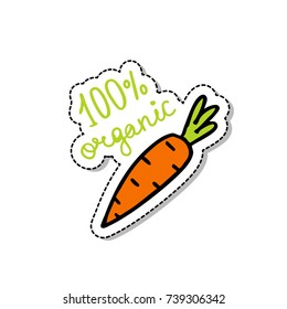 carrot doodle icon