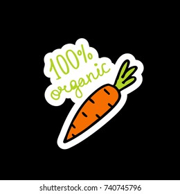 carrot doodle icon