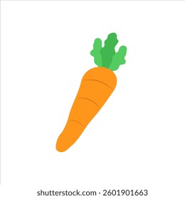 Carrot Easter day vector. Vector Illustration Clipart object design element for celebrate Easter day