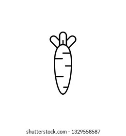 carrot, Easter, food icon. Element of easter day icon. Thin line icon for website design and development, app development. Premium icon
