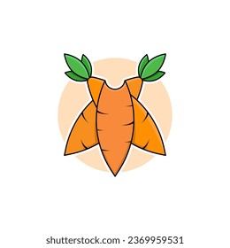 carrot fashion modern logo designs