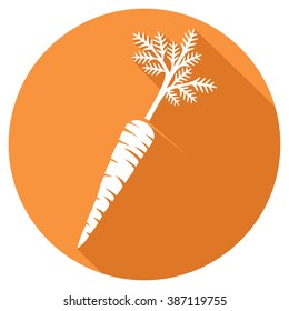 carrot flat icon