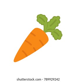 Carrot flat icon