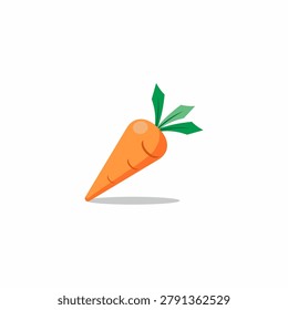 Carrot fresh cartoon vector illustration