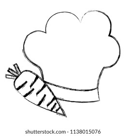 carrot fresh with chef hat