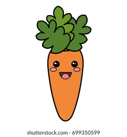 carrot fresh kawaii character