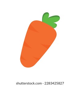 Carrot Fresh Vector Illustration flat design