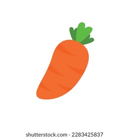Carrot Fresh Vector Illustration flat design
